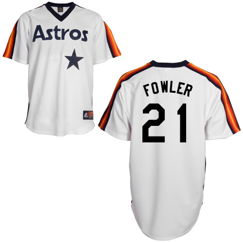 Dexter Fowler #21 MLB Jersey-Houston Astros Men's Authentic Home Alumni Association Baseball Jersey